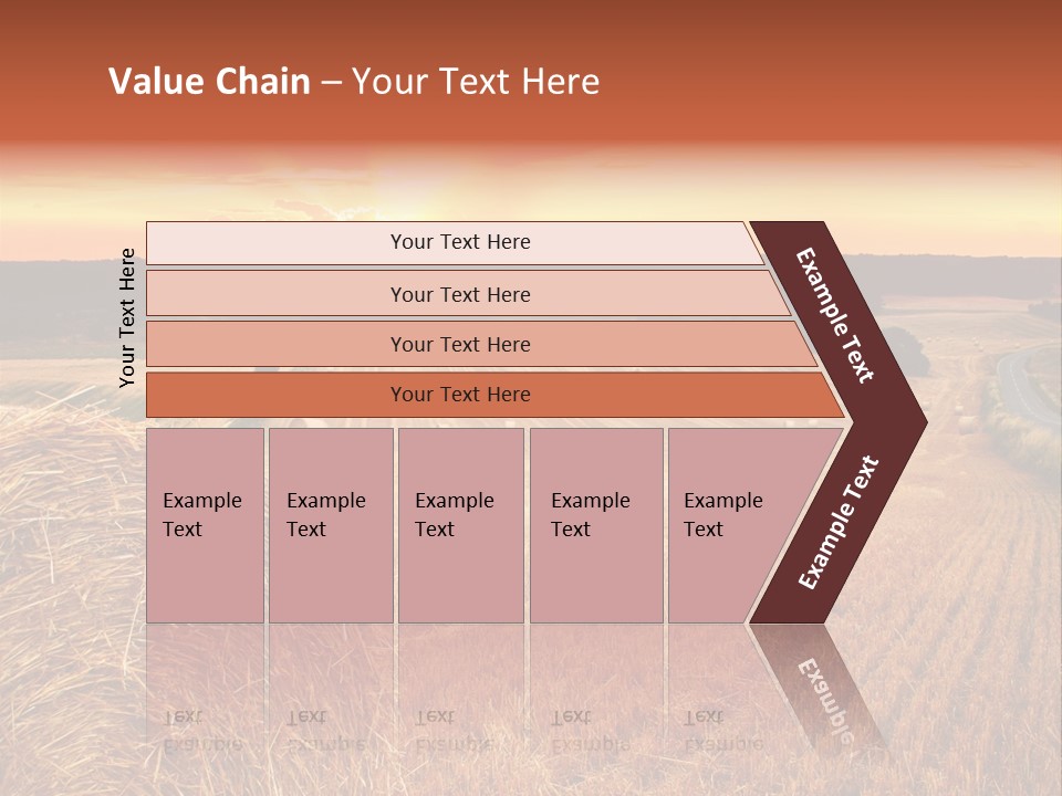 Straw Field PowerPoint Template