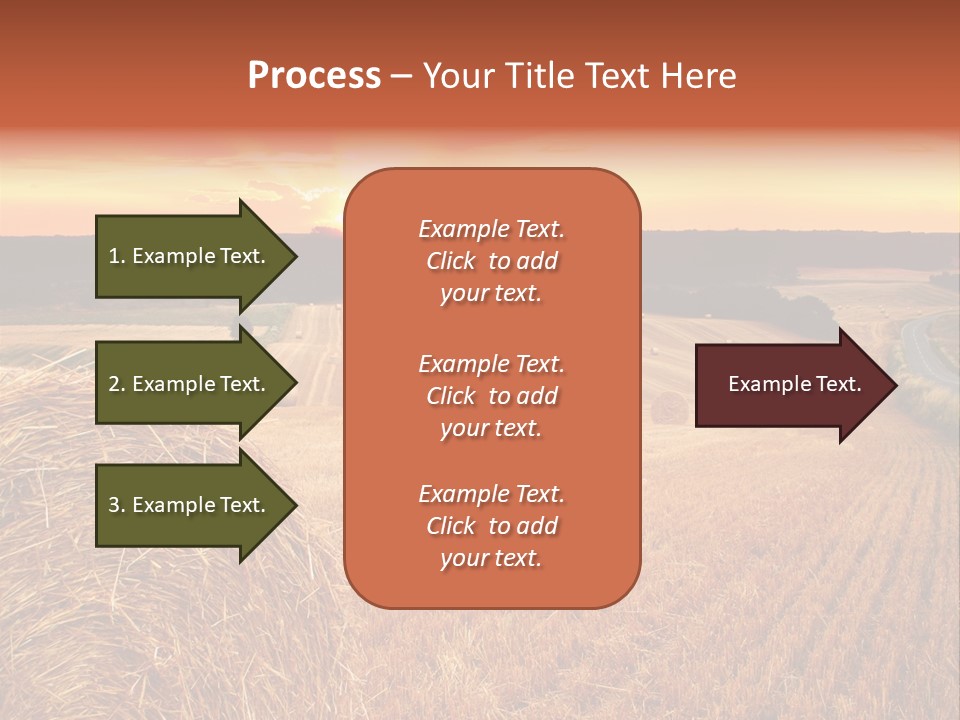 Straw Field PowerPoint Template