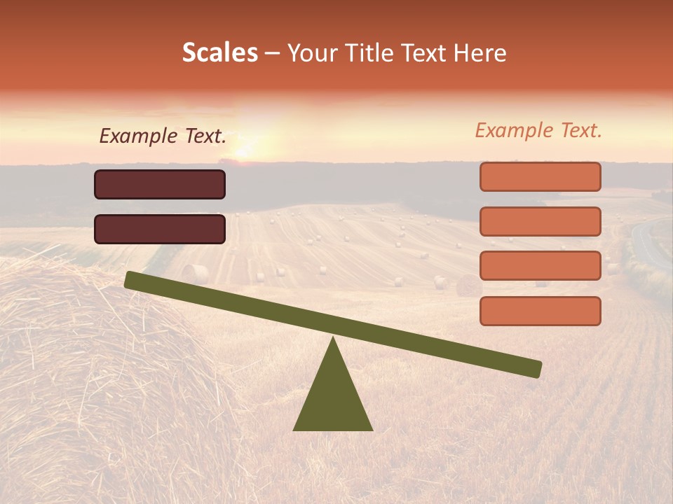 Straw Field PowerPoint Template