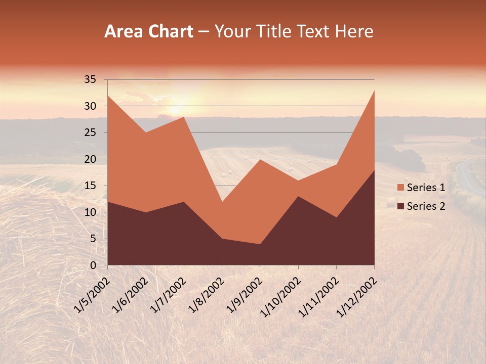 Straw Field PowerPoint Template