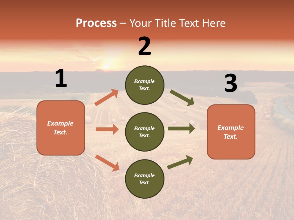 Straw Field PowerPoint Template