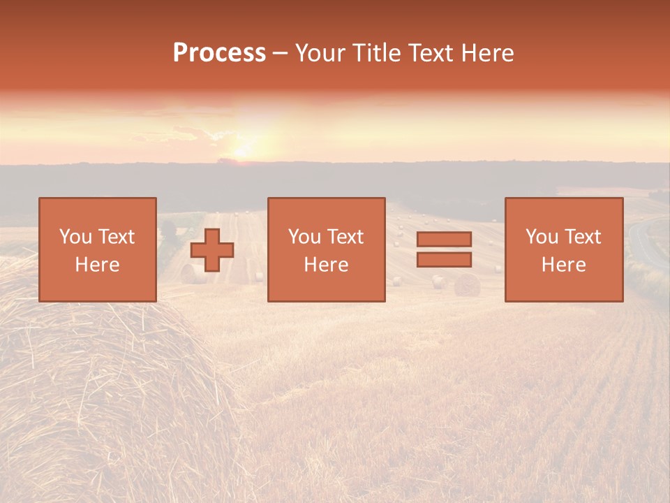 Straw Field PowerPoint Template