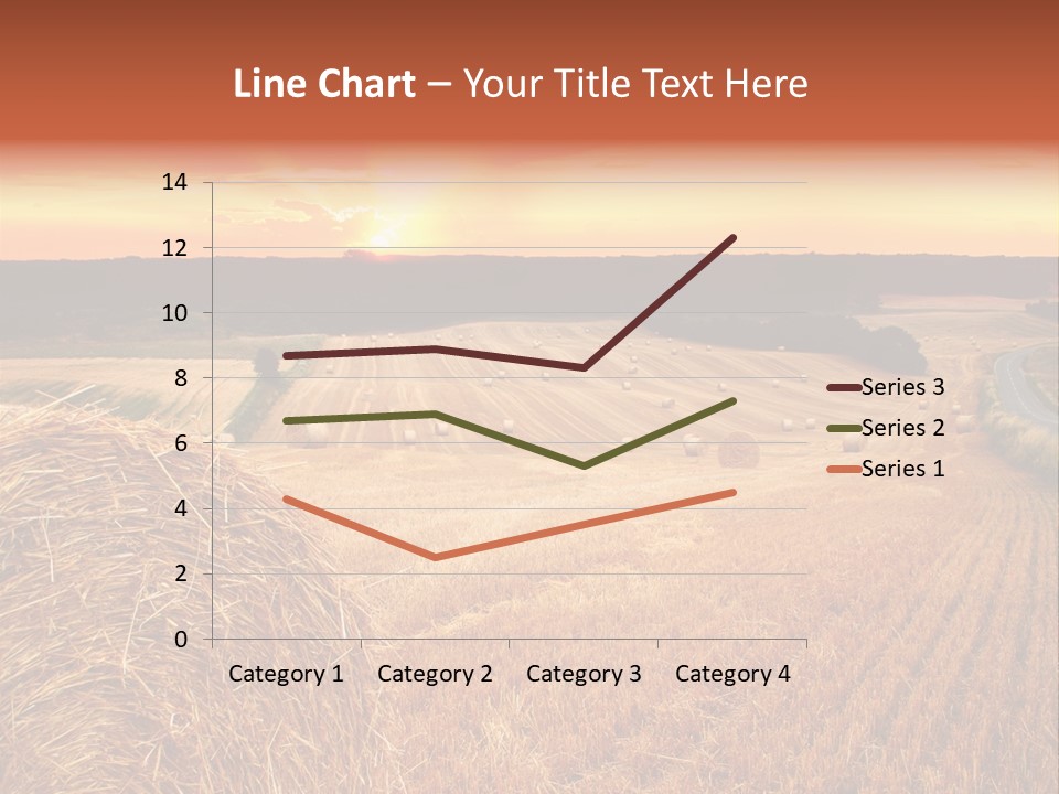 Straw Field PowerPoint Template