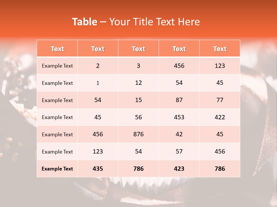 Chocolates PowerPoint Template