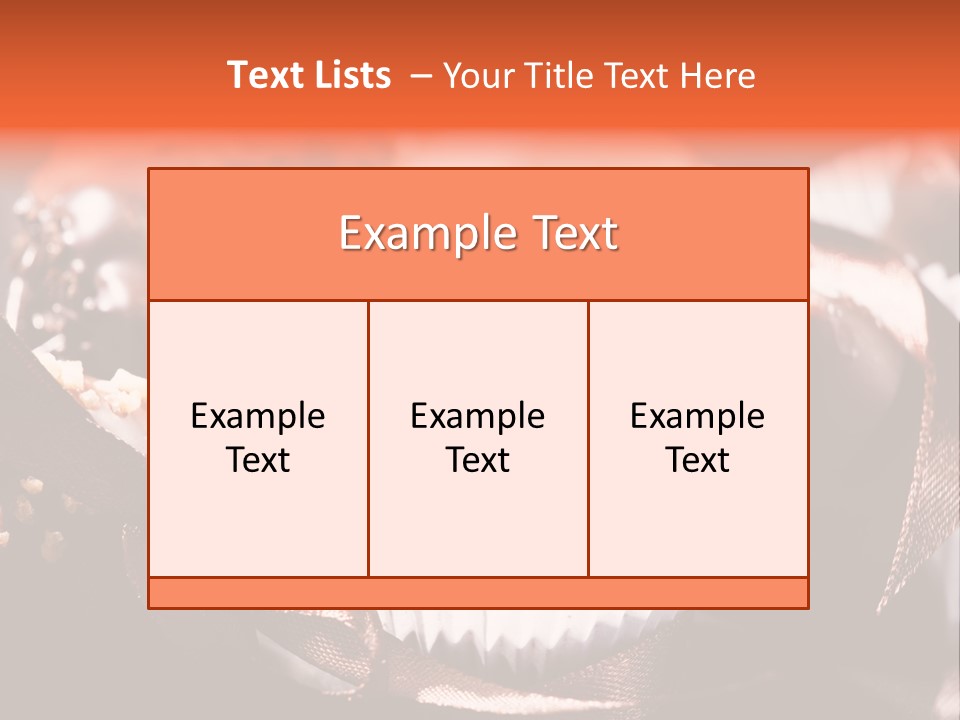 Chocolates PowerPoint Template