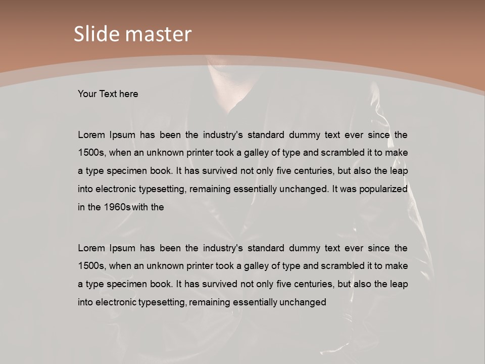 Sensuality Y Model PowerPoint Template