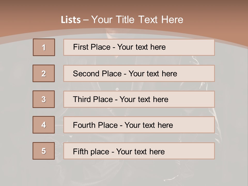 Sensuality Y Model PowerPoint Template