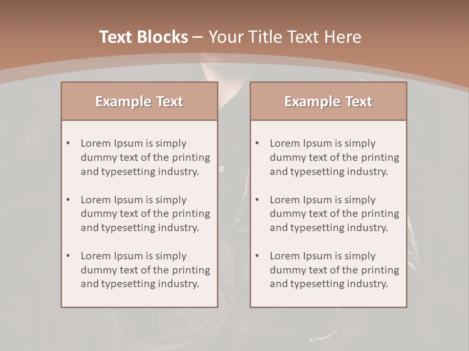 Sensuality Y Model PowerPoint Template