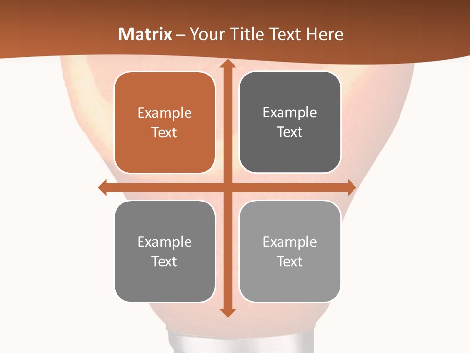 Skull Light Bulb PowerPoint Template
