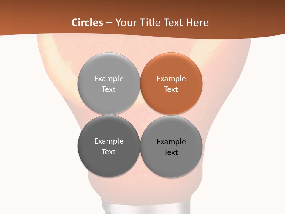 Skull Light Bulb PowerPoint Template