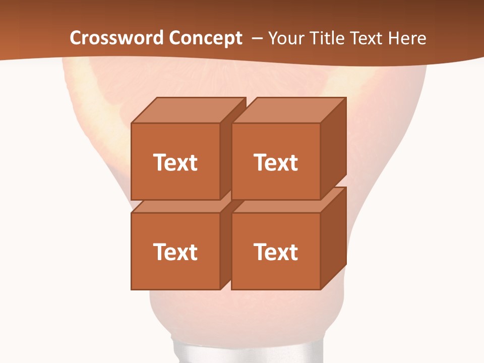 Skull Light Bulb PowerPoint Template