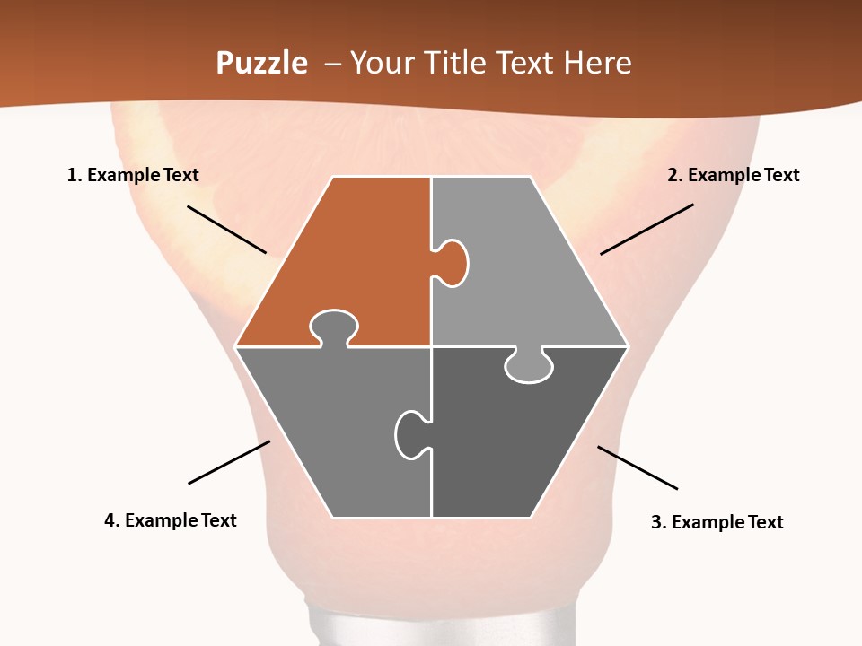 Skull Light Bulb PowerPoint Template