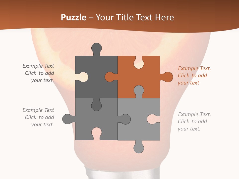 Skull Light Bulb PowerPoint Template