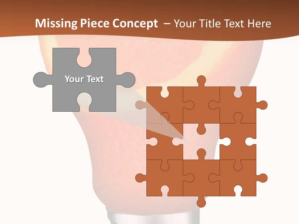 Skull Light Bulb PowerPoint Template