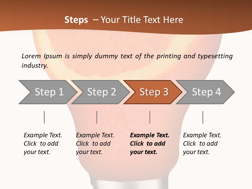 Skull Light Bulb PowerPoint Template