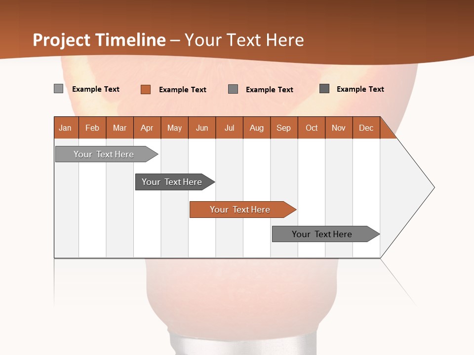 Skull Light Bulb PowerPoint Template
