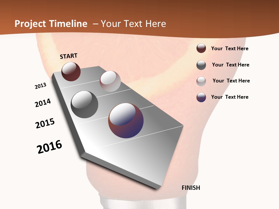 Skull Light Bulb PowerPoint Template