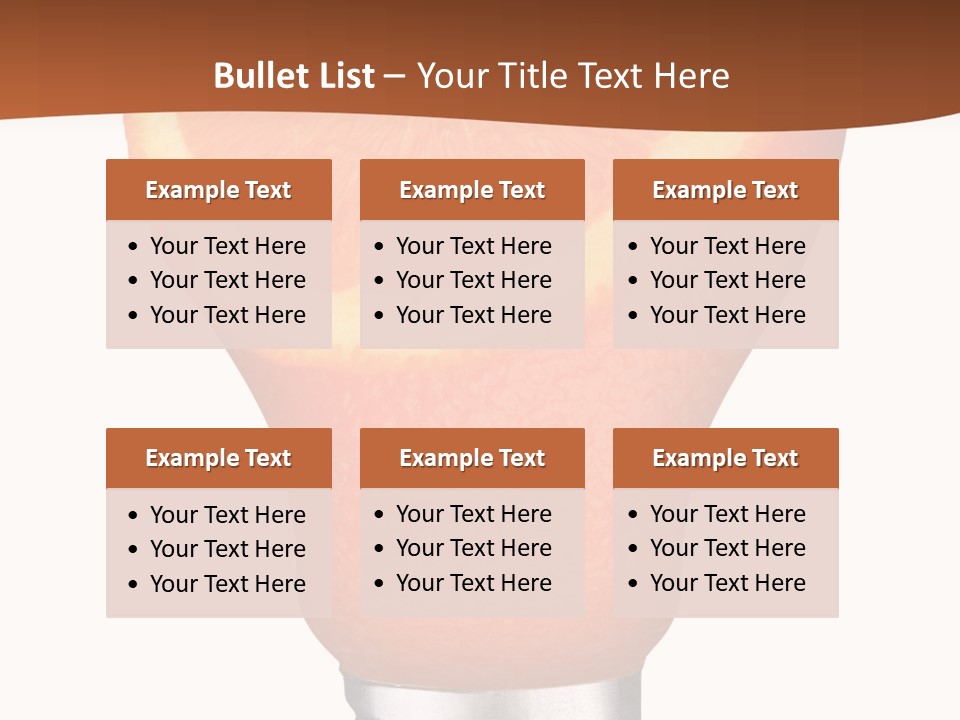 Skull Light Bulb PowerPoint Template