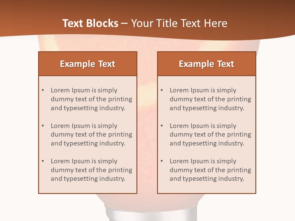 Skull Light Bulb PowerPoint Template