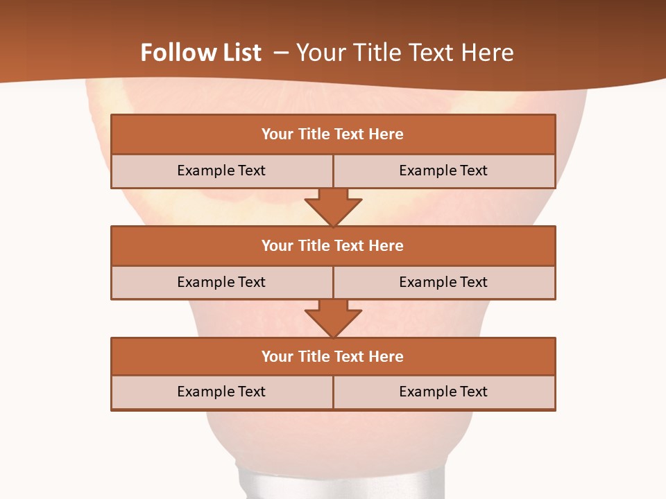 Skull Light Bulb PowerPoint Template