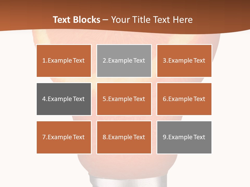 Skull Light Bulb PowerPoint Template
