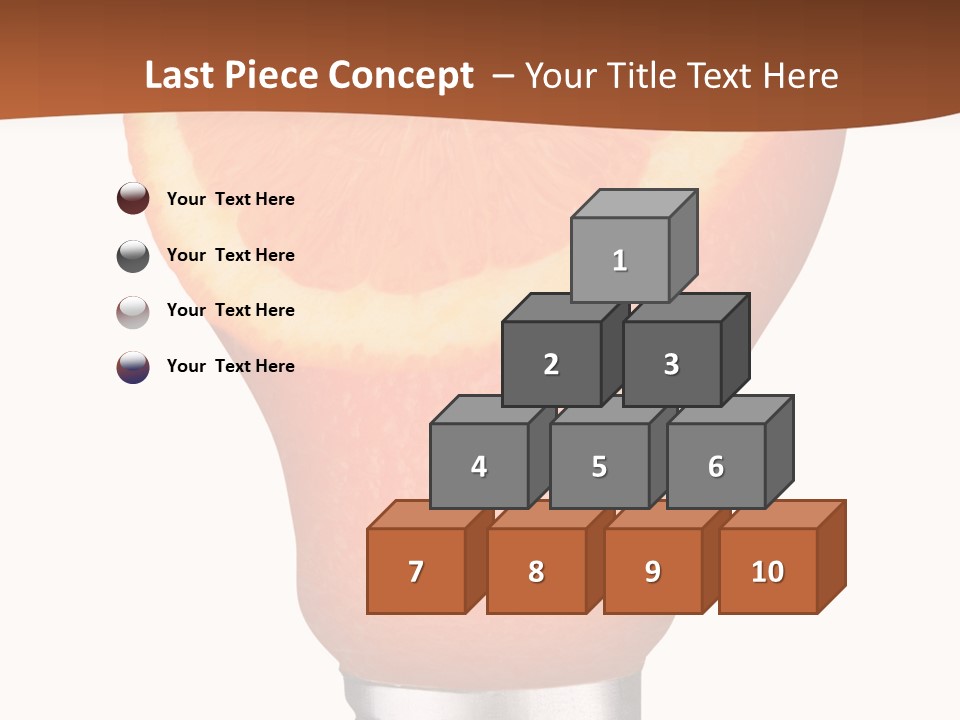 Skull Light Bulb PowerPoint Template