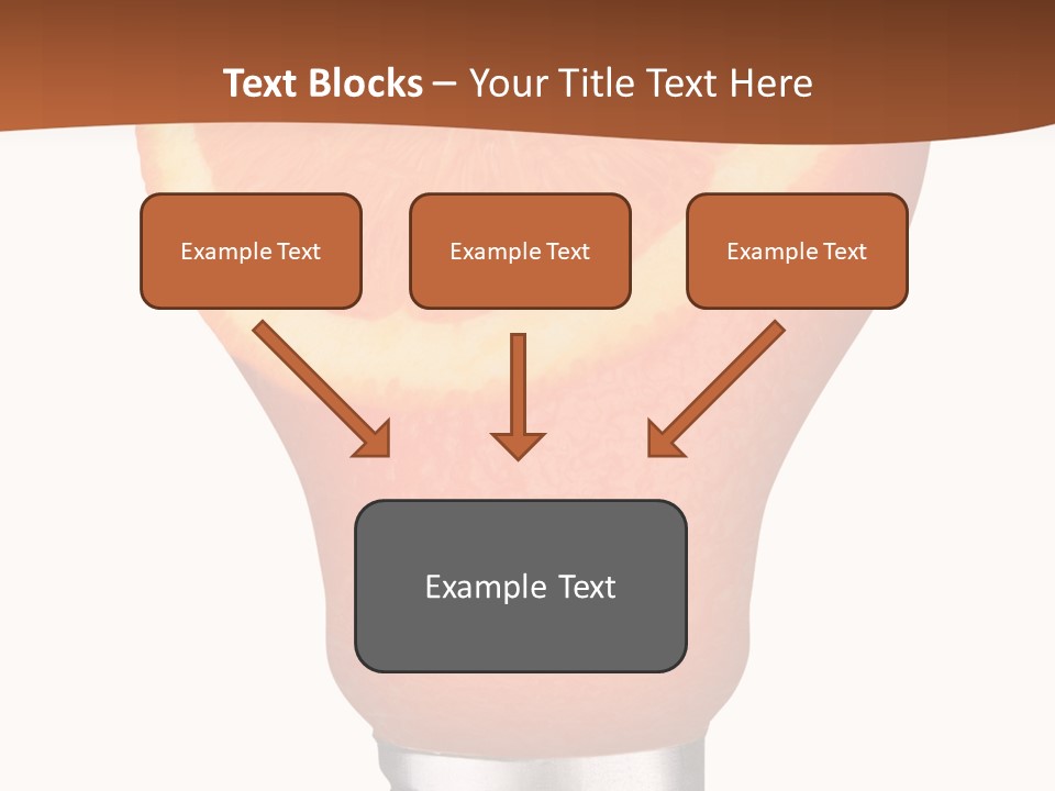 Skull Light Bulb PowerPoint Template