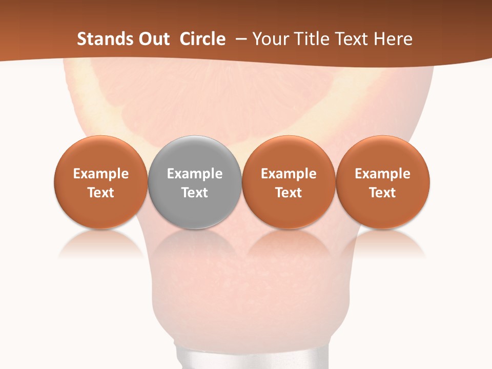 Skull Light Bulb PowerPoint Template