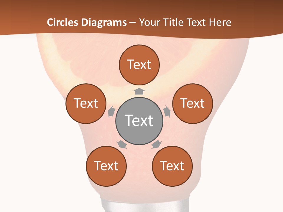 Skull Light Bulb PowerPoint Template