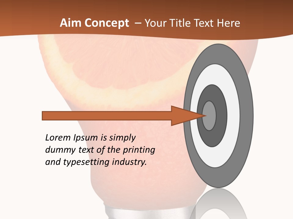 Skull Light Bulb PowerPoint Template