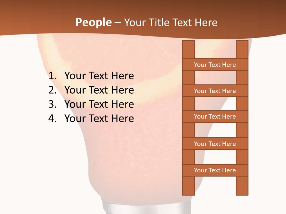 Skull Light Bulb PowerPoint Template