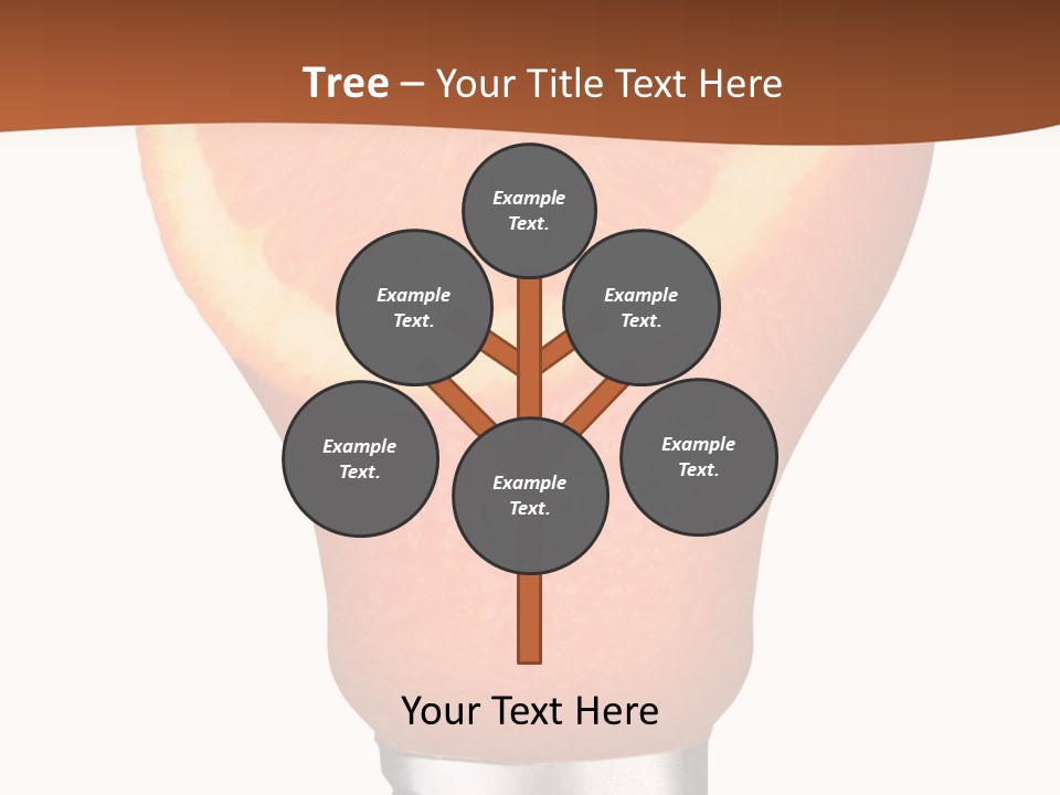 Skull Light Bulb PowerPoint Template