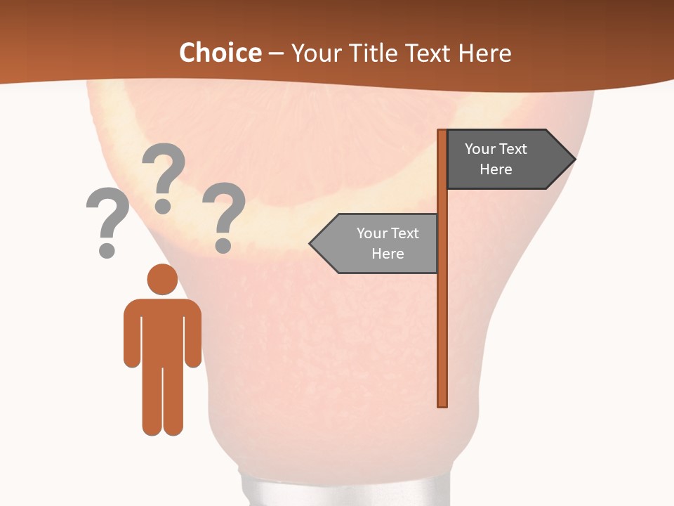 Skull Light Bulb PowerPoint Template