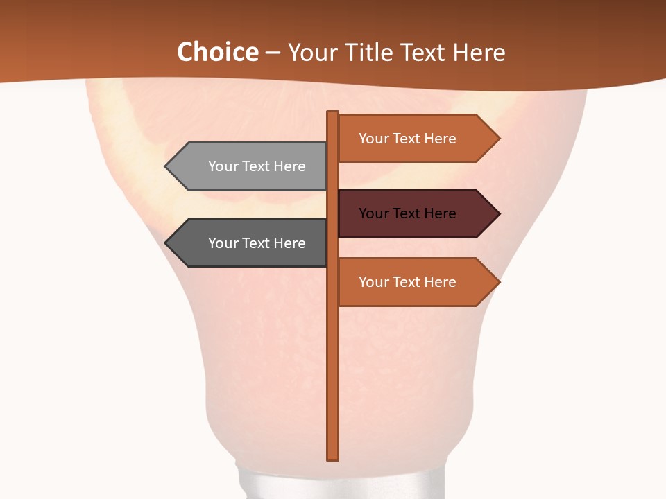 Skull Light Bulb PowerPoint Template