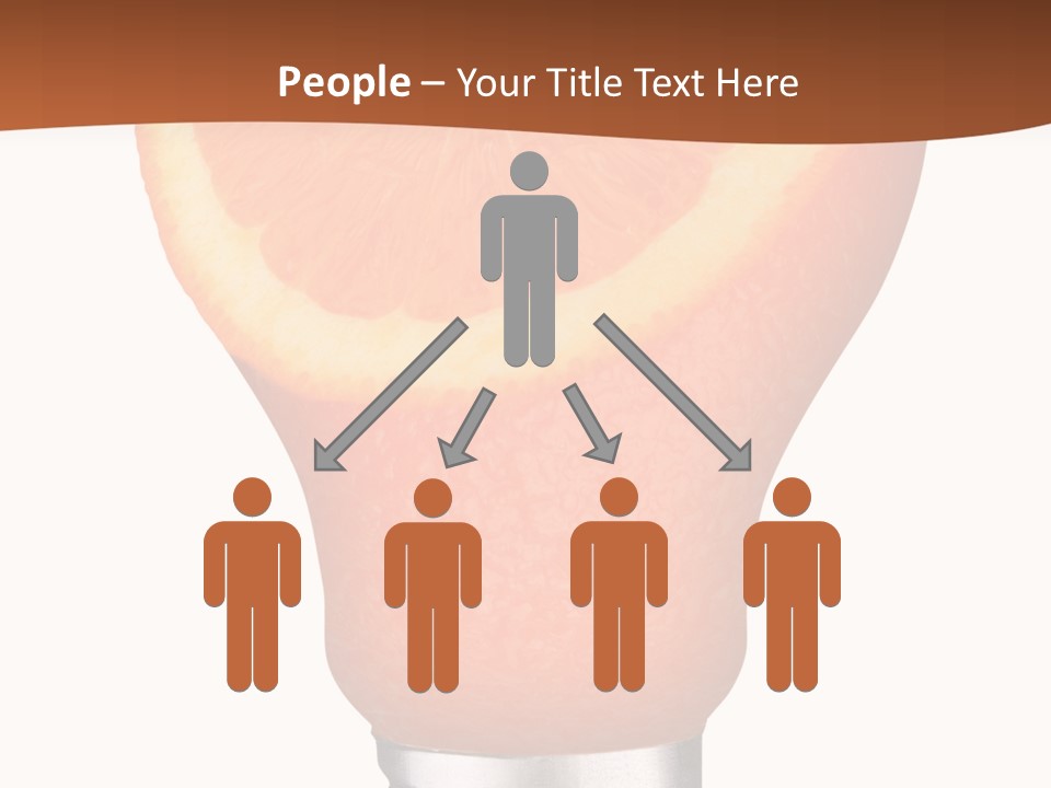 Skull Light Bulb PowerPoint Template