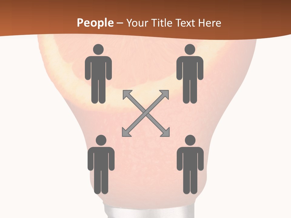 Skull Light Bulb PowerPoint Template