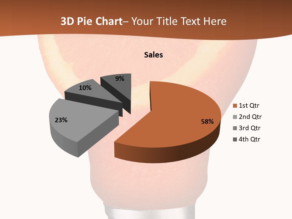 Skull Light Bulb PowerPoint Template