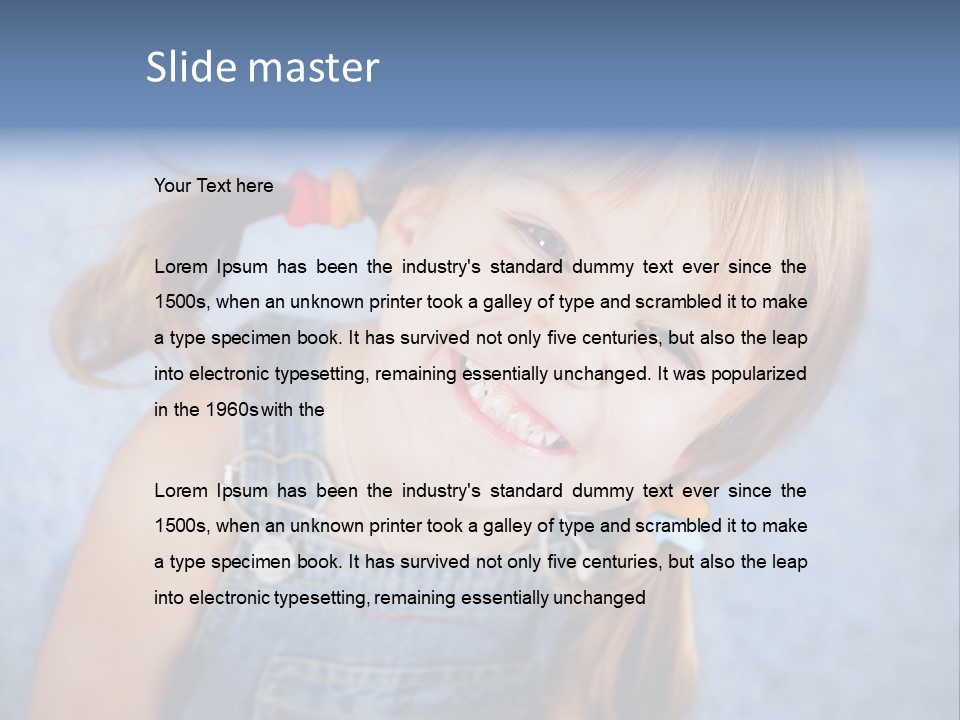 Panties Drying PowerPoint Template