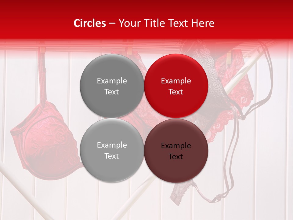 Panties Drying PowerPoint Template