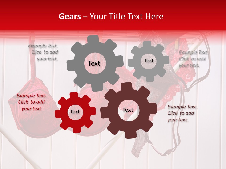 Panties Drying PowerPoint Template