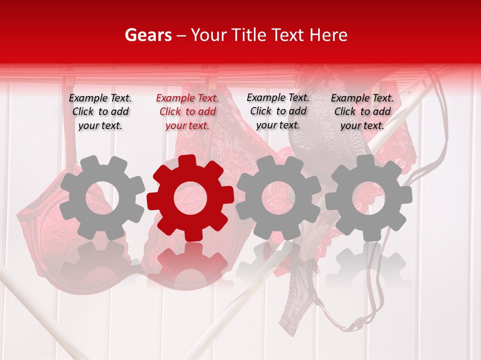 Panties Drying PowerPoint Template