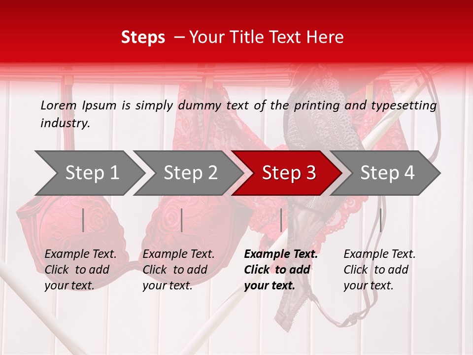 Panties Drying PowerPoint Template