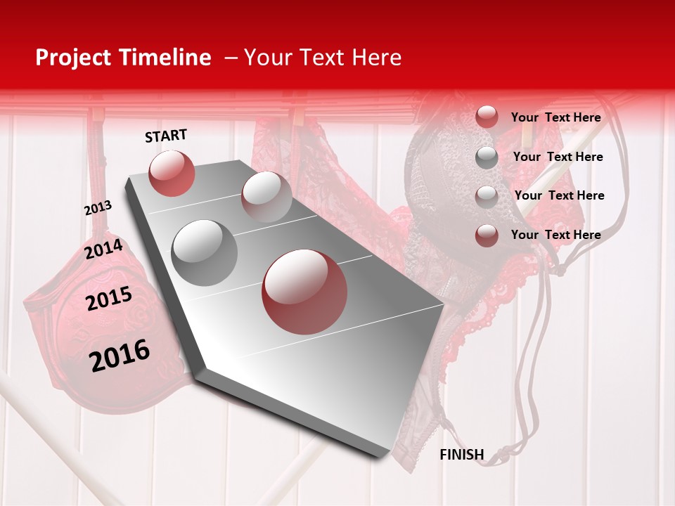 Panties Drying PowerPoint Template