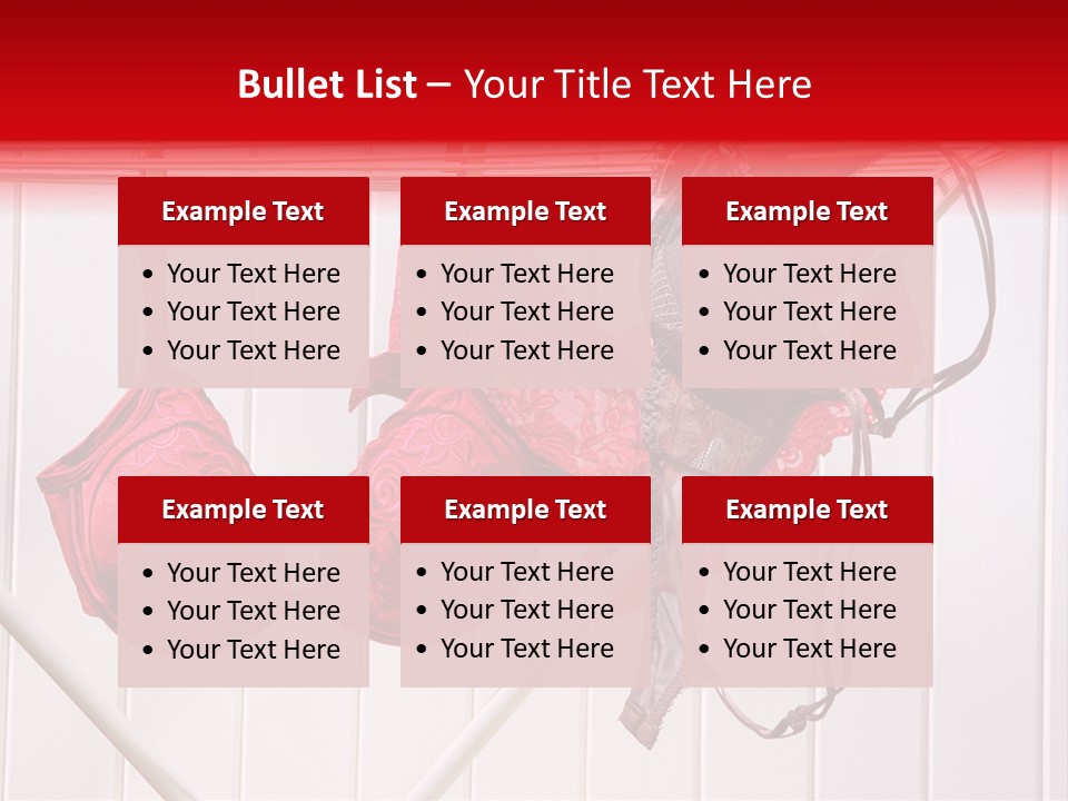 Panties Drying PowerPoint Template