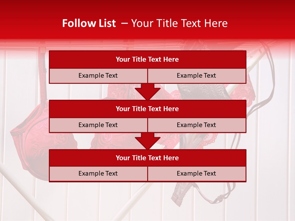 Panties Drying PowerPoint Template