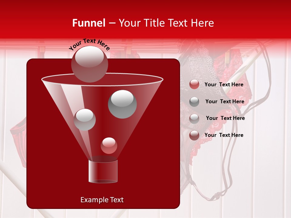 Panties Drying PowerPoint Template