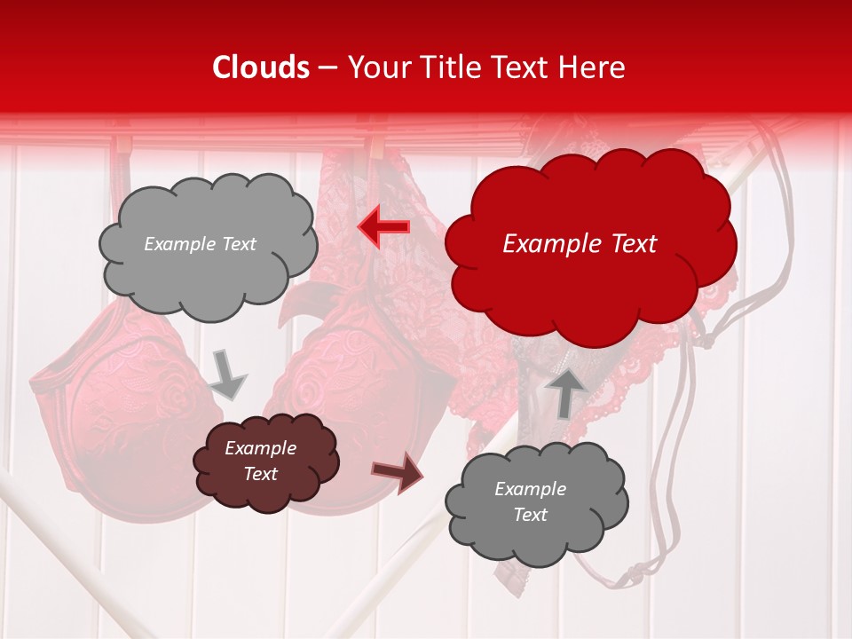 Panties Drying PowerPoint Template