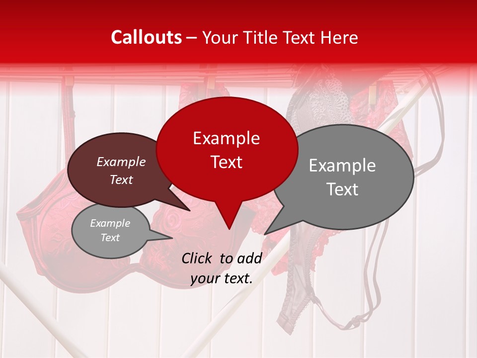 Panties Drying PowerPoint Template