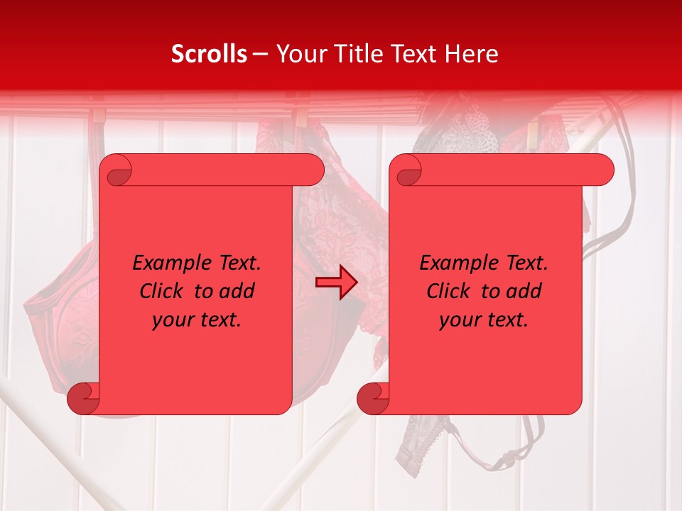 Panties Drying PowerPoint Template