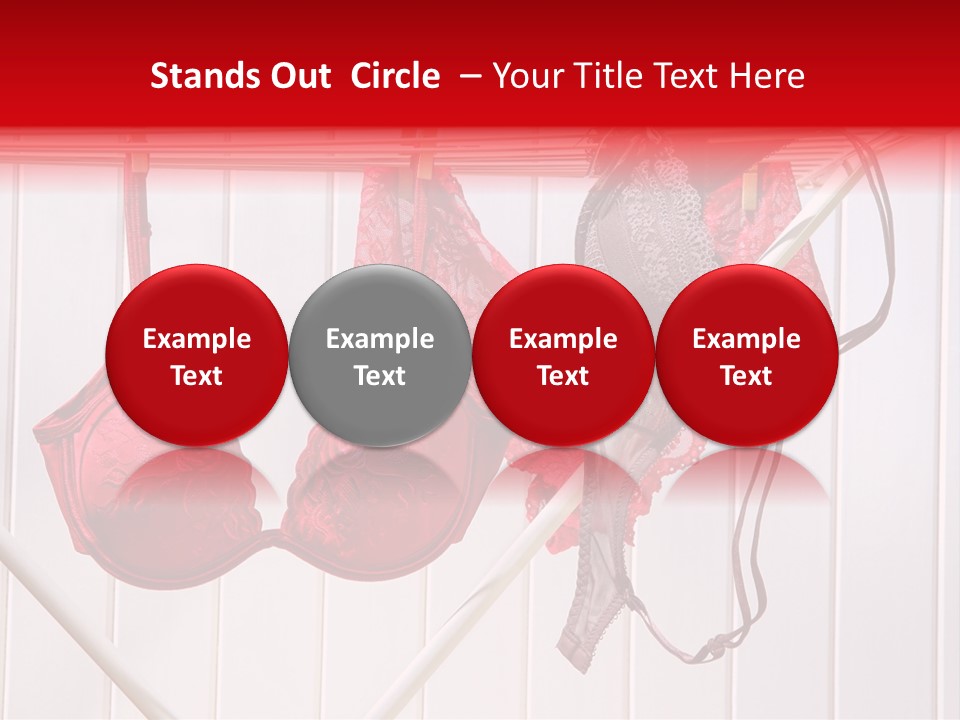 Panties Drying PowerPoint Template